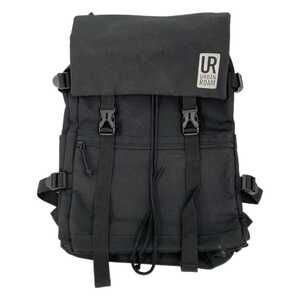 Urban Roam Black Polyester Drawstring Backpack | Medium Size